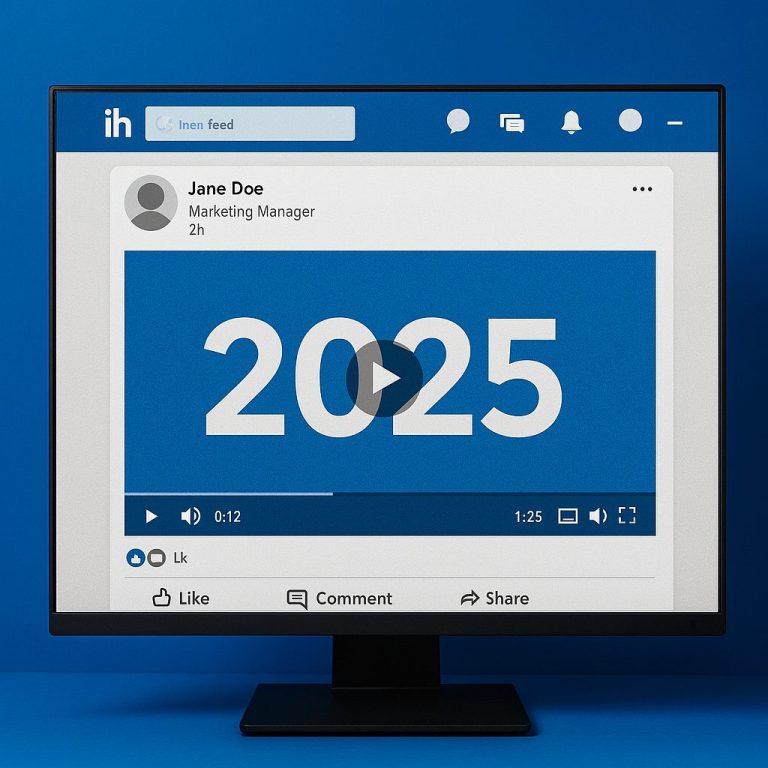 Vidéo sur LinkedIn : les nouveautés à ne pas manquer en 2025