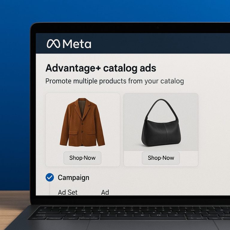 Pourquoi utiliser le Catalogue Advantage+ pour optimiser vos performances publicitaires sur Meta ?