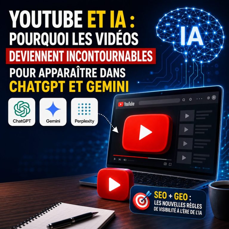 Pourquoi YouTube devient un levier clé du référencement IA ?