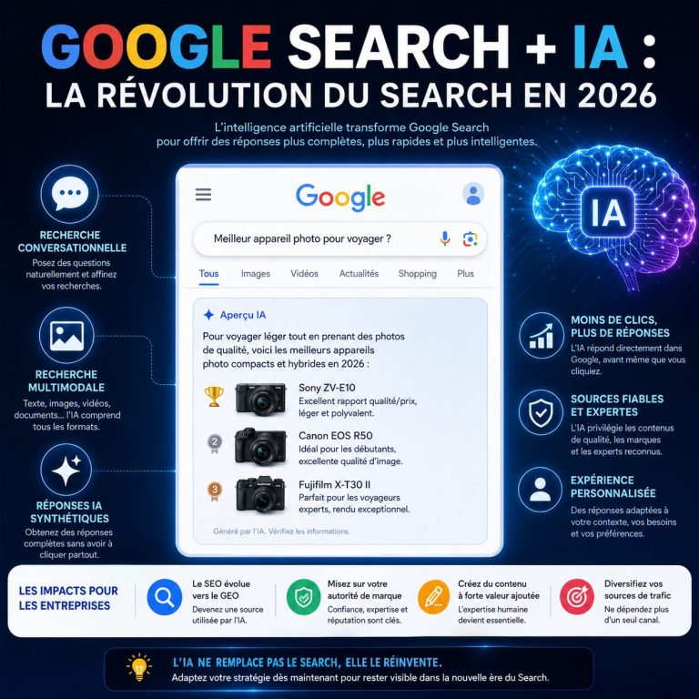Google Search devient un moteur de réponse piloté par l’IA