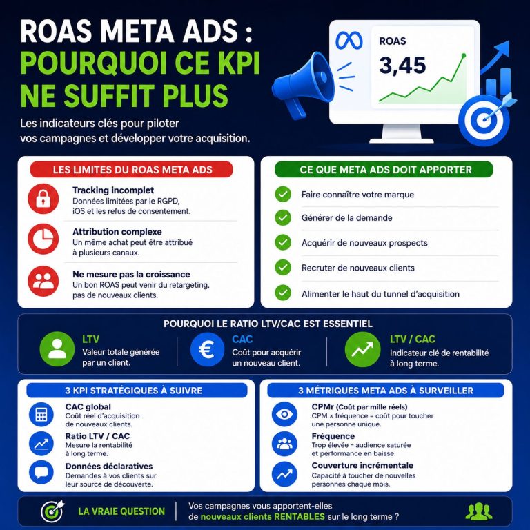 Pourquoi le ROAS ne raconte plus toute l’histoire sur Meta Ads ?